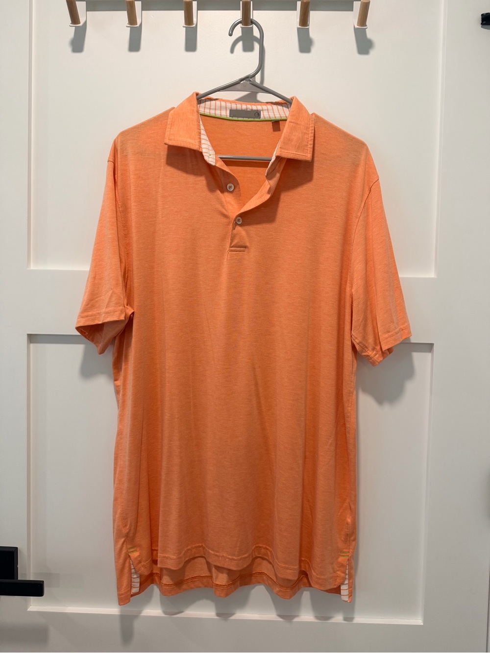 Relaxed-Fit Orange Polo Shirt for Men